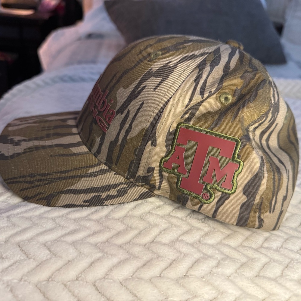 Columbia Camo Cap with Texas A&M Logo